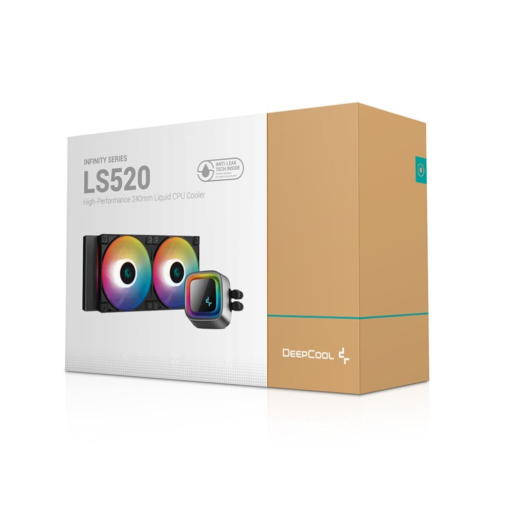 DeepCool LS520 RGB 240mm ARGB Fluid Dynamic Bearing AIO Liquid Cooler - Image 9