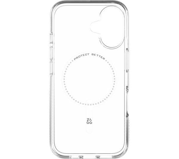 ZAGG Crystal Palace Snap iPhone 16 Case Clear
