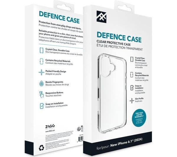 Defence iPhone 16 Case Clear - Image 3