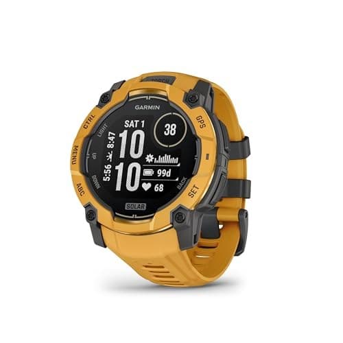 Garmin Instinct 3 Solar GPS Smartwatch 50mm - Sunburst - Image 1
