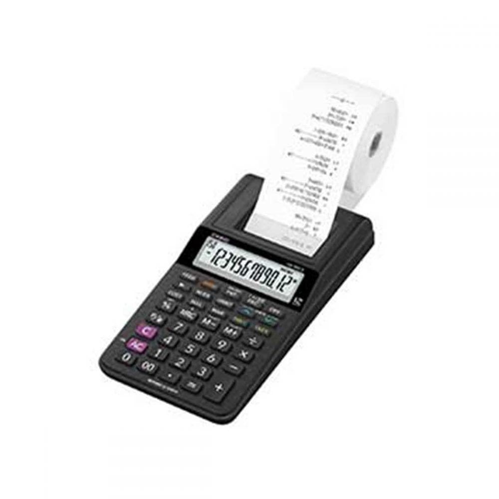 Casio HR-8RCE 12 Digit Print and Display Calculator Black