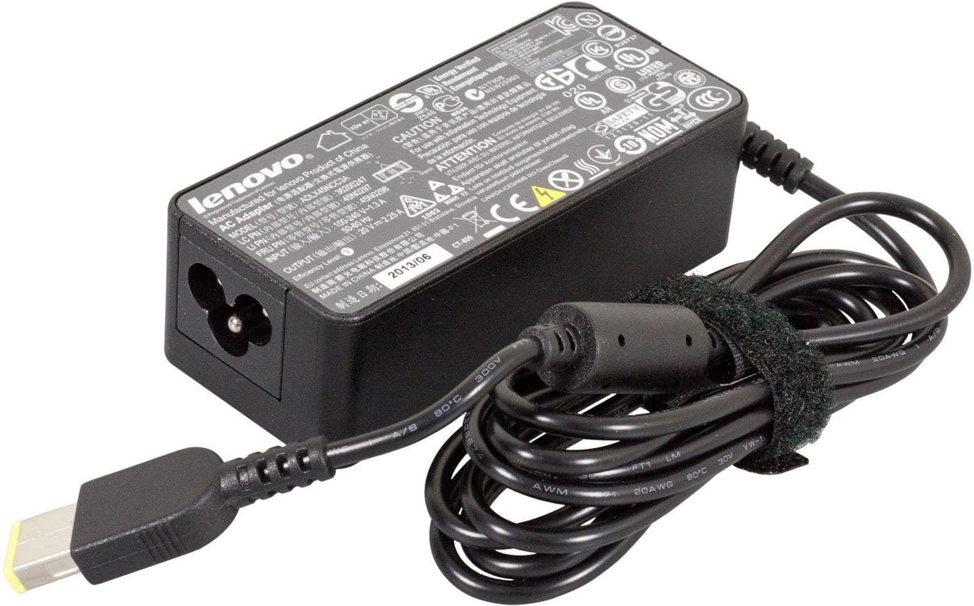 Lenovo 45W 20V Slim Tip AC Adapter (3-pin)