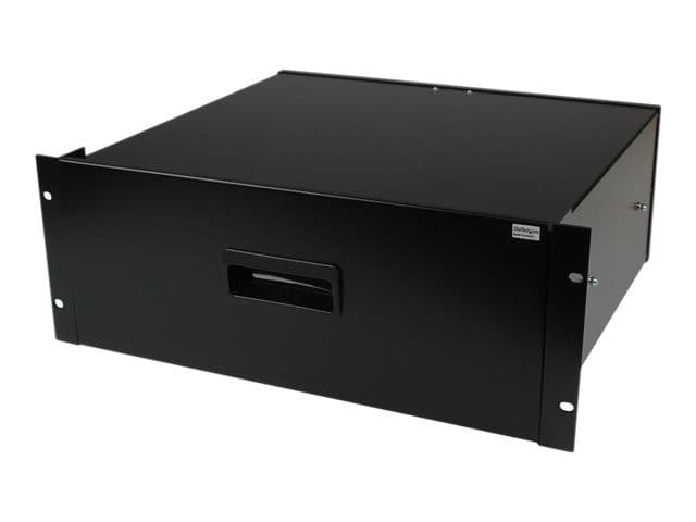 StarTech 4UDRAWER 4U Rack Storage Drawer Black