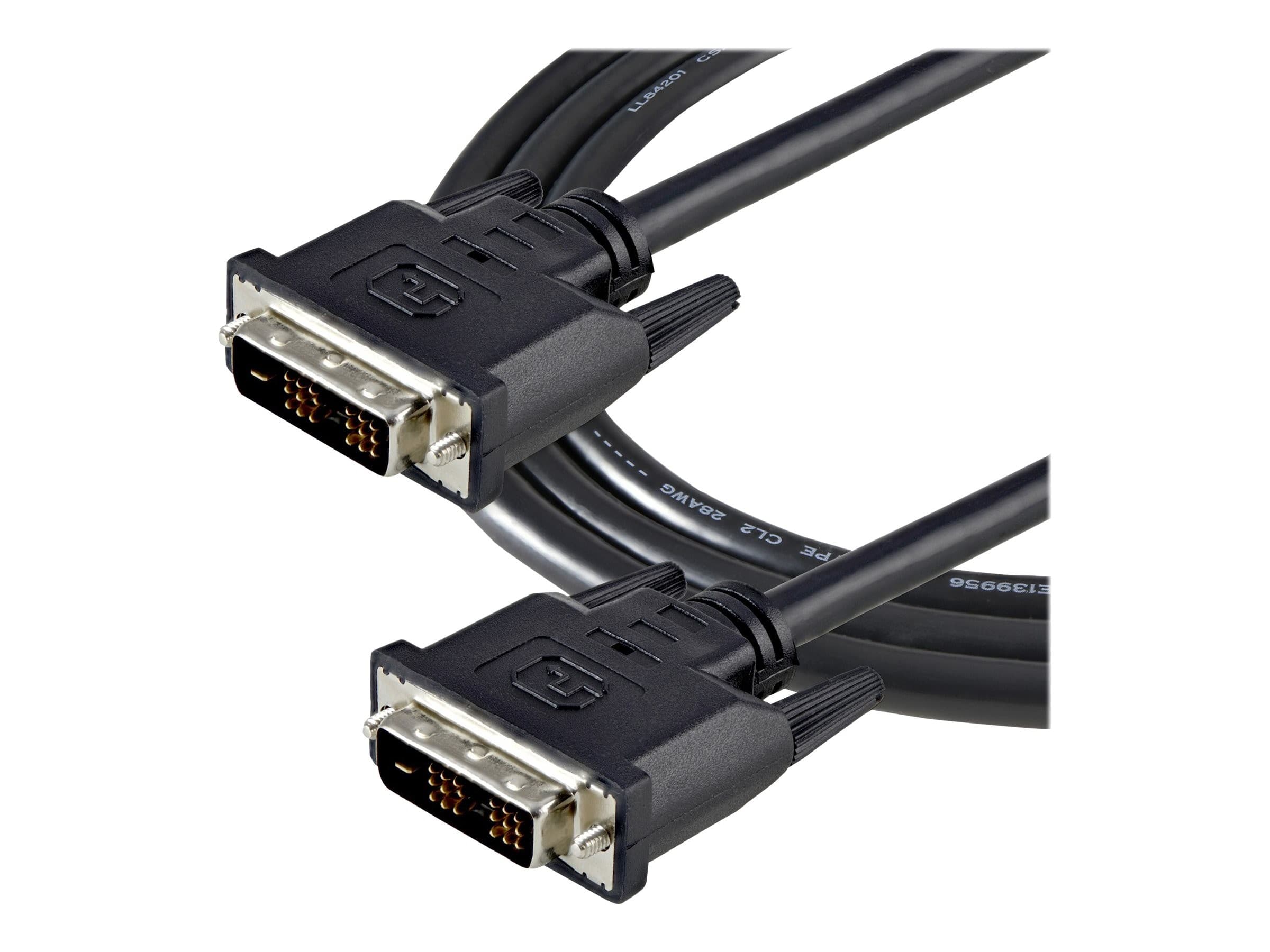StarTech DVIDSMM2M DVI-D Single Link Cable Male to Male 2m Black
