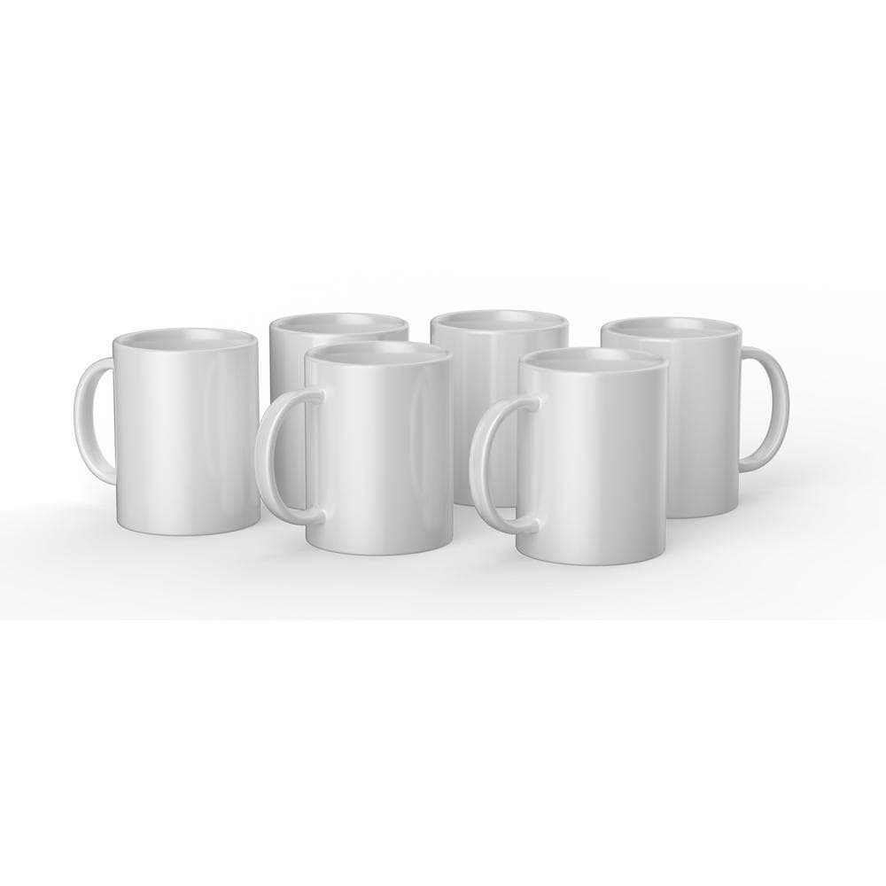 Cricut Ceramic Mug Blanks, White, Pack of 6 - 15 oz - Image 2