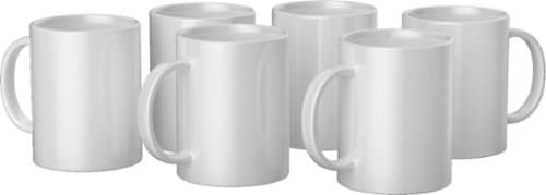 Cricut Ceramic Mug Blanks, White, Pack of 6 - 15 oz - Image 3