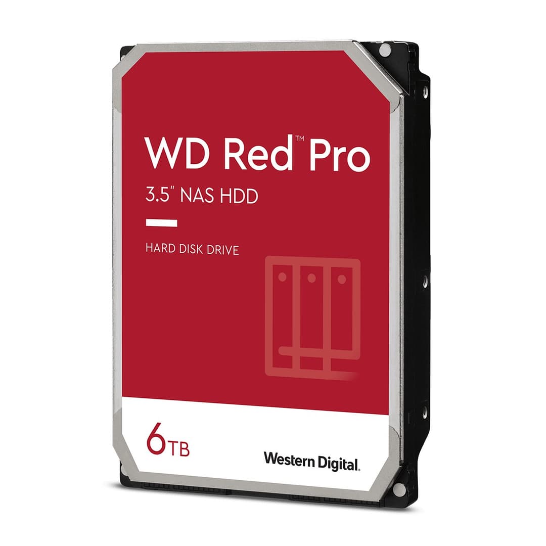 Western Digital Red Pro 3.5-inch SATA 7200 RPM NAS Hard Drive 6TB - Image 1