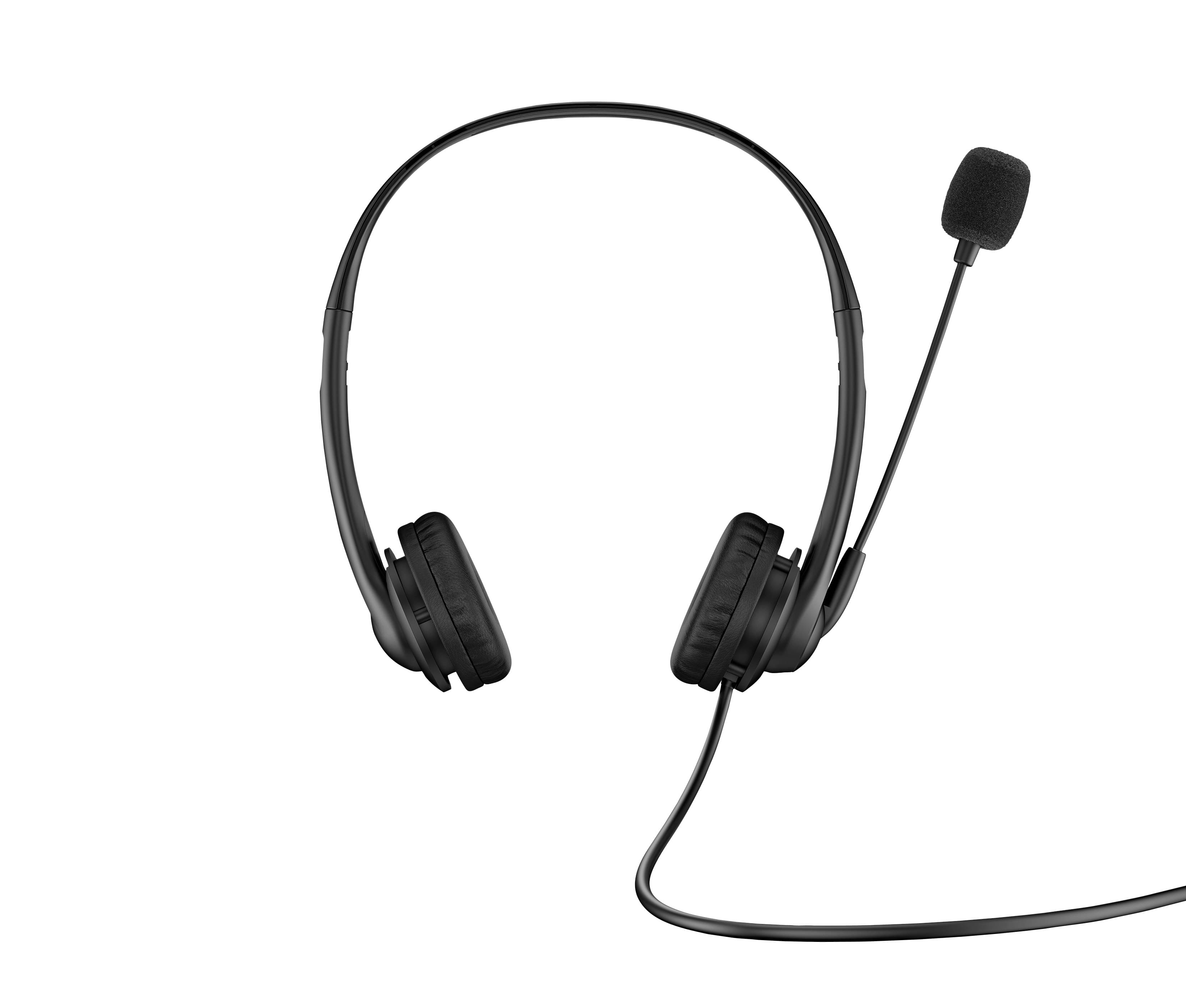 HP Stereo USB Headset G2 (428K6AA) - Black