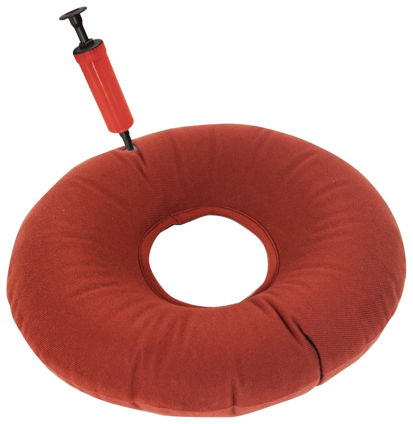Ring Cushion - Inflatable Pressure Relief Ring Cushion - Travel Cushion + Pump.