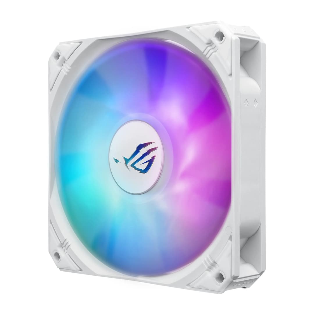 ASUS ROG Strix LC III 360 ARGB LCD Intel/AMD AIO Liquid CPU Cooler - White - Image 4