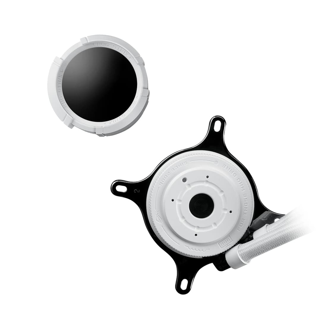 ASUS ROG Strix LC III 360 ARGB LCD Intel/AMD AIO Liquid CPU Cooler - White - Image 7