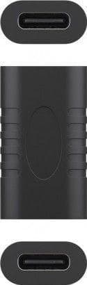 CoreParts USB-C (F) to USB-C (F) Adapter, 100W 10Gbps - Black - Image 1