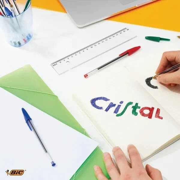 BIC Cristal - ballpoint pen - blue (pack of 100) - Image 4