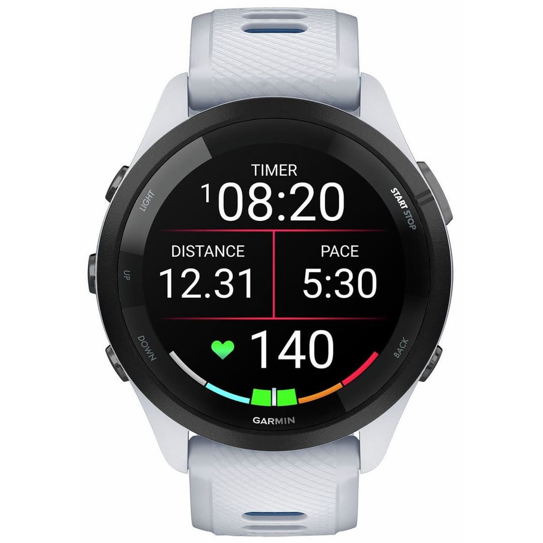 Garmin Forerunner 265 (46mm) GPS Running Smartwatch - Whitestone - Image 2