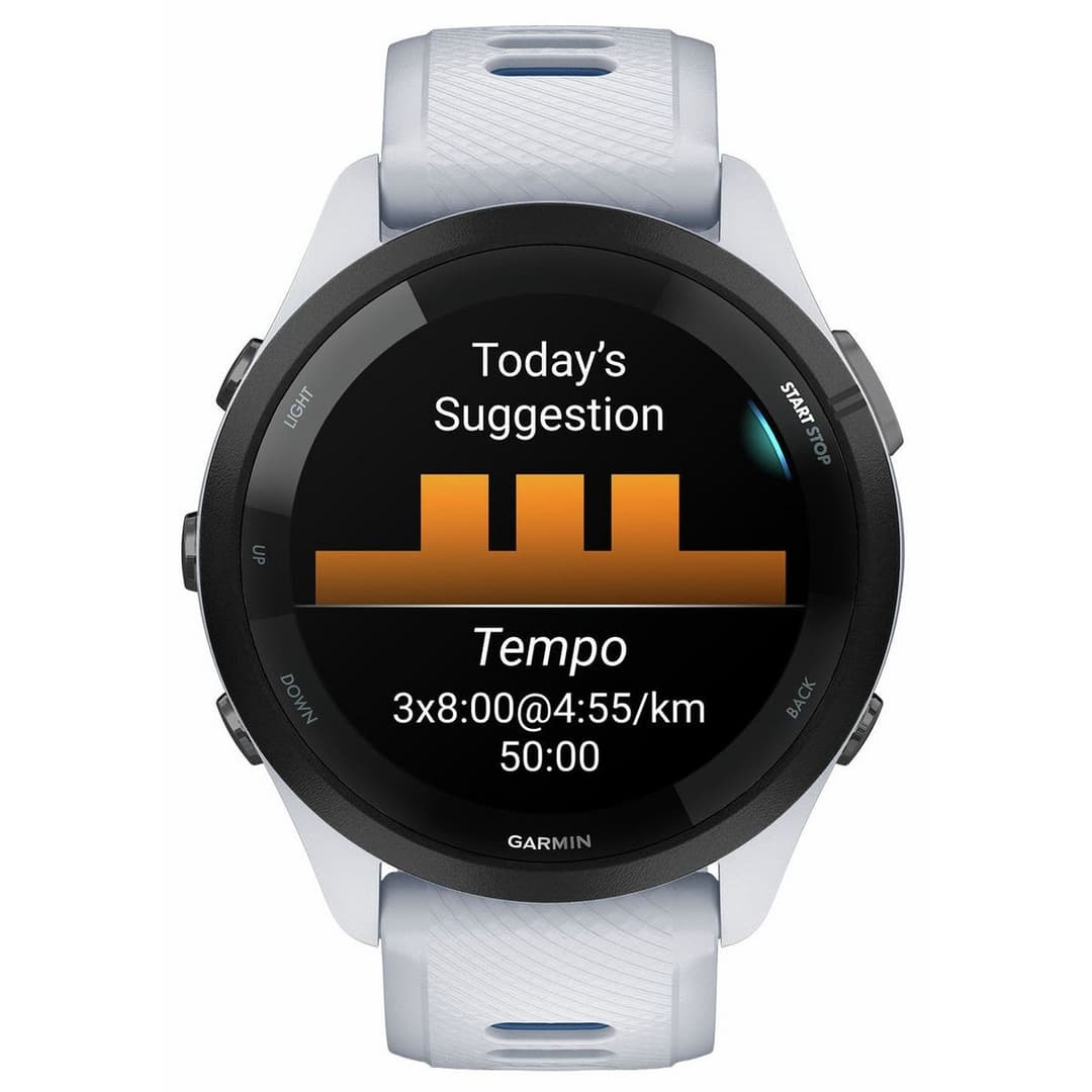 Garmin Forerunner 265 (46mm) GPS Running Smartwatch - Whitestone - Image 4