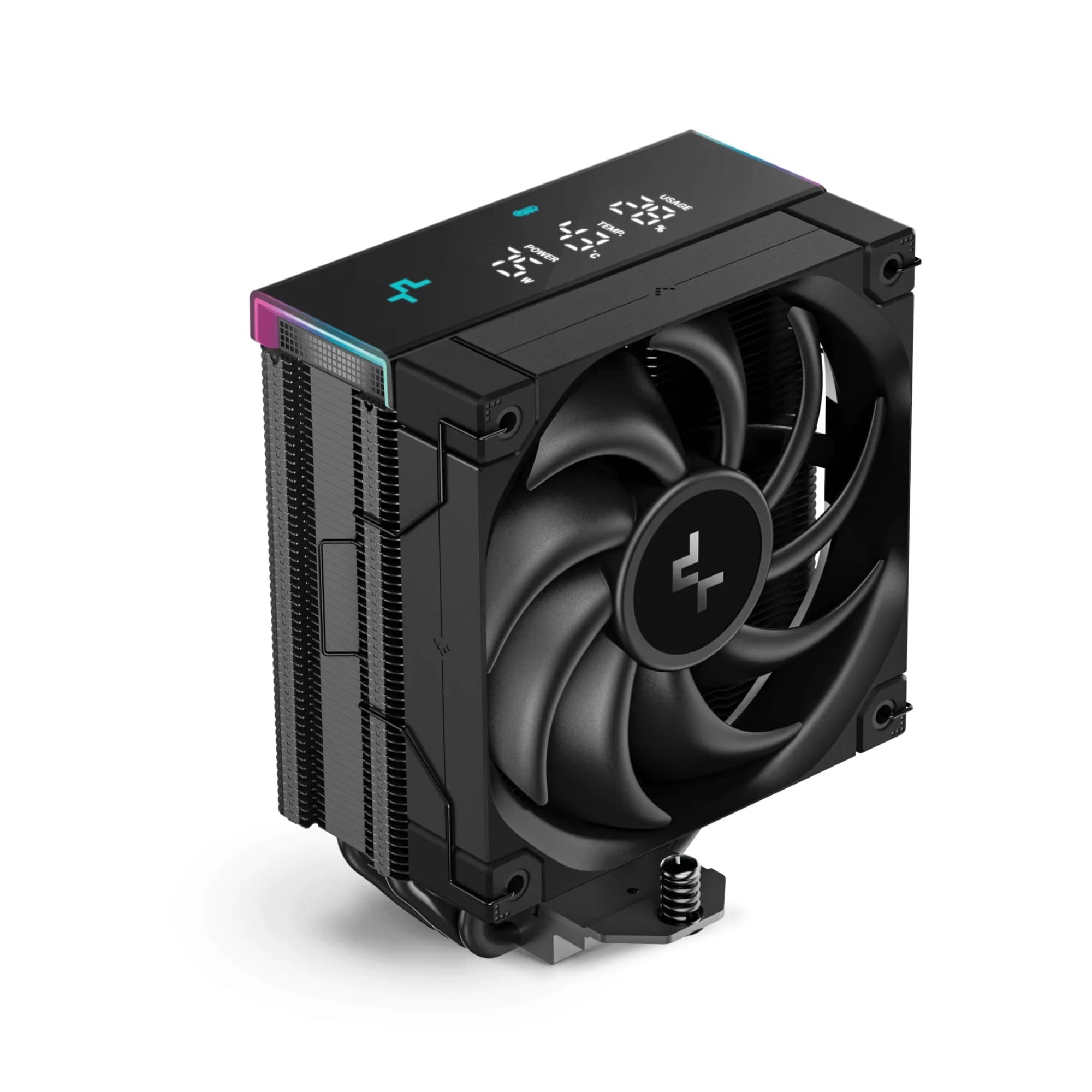 DeepCool AK400 Digital Pro Multi-line Display CPU Cooler - Black