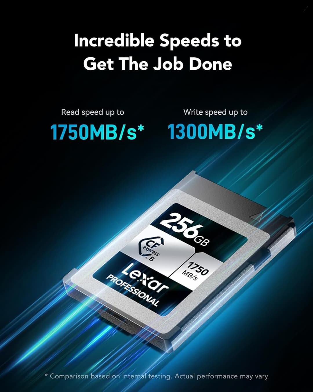 Lexar Professional Silver 256GB CFexpress Type B 1750MBs Read 1300MBs Write - Image 2
