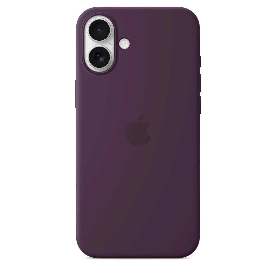 Apple iPhone 16 Plus Silicone Case with MagSafe - Plum - Image 8