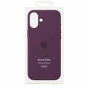 Apple iPhone 16 Plus Silicone Case with MagSafe - Plum thumbnail 1