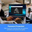 WD 1TB My Passport portable external storage, external hard drive, USB 3.0, portable HDD with software for device management, backup and password protection, works with PC, Xbox &Playstation, Black thumbnail 2