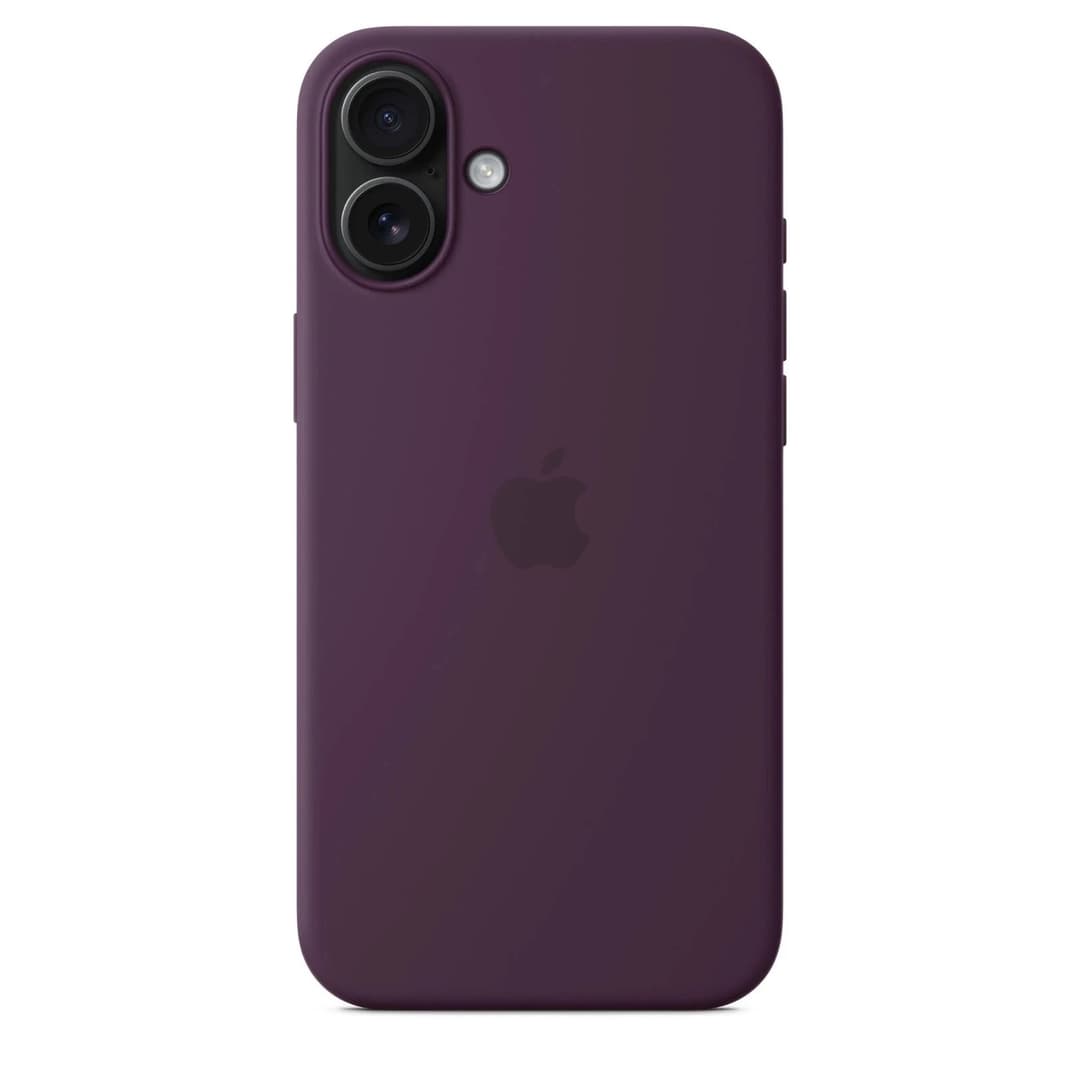Apple iPhone 16 Plus Silicone Case with MagSafe - Plum - Image 6