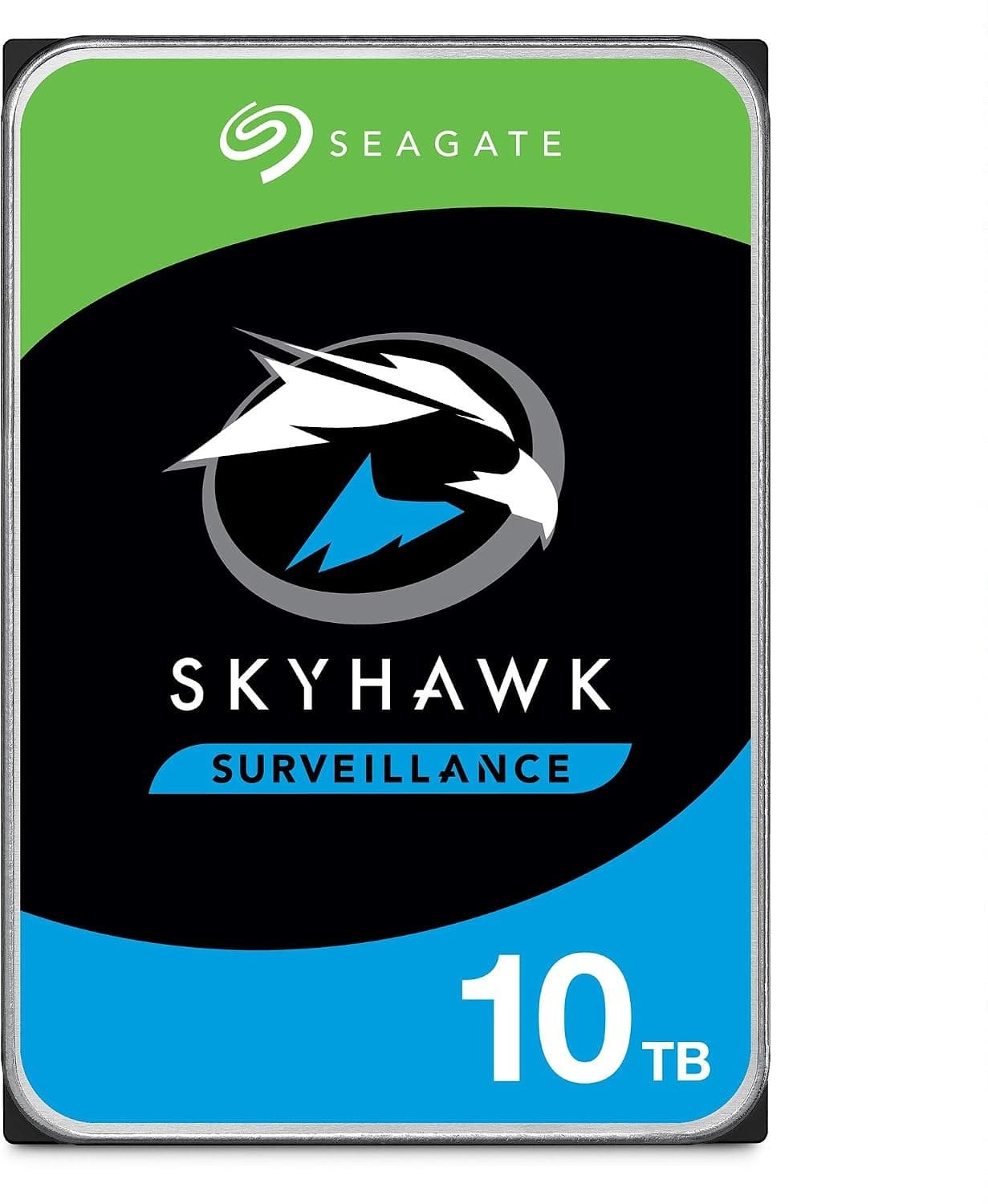 Seagate Skyhawk AI 10TB Surveillance Internal Hard Drive HDD-3.5 Inch SATA 6Gb/s 256MB Cache for DVR NVR Security Camera System with Drive Health...