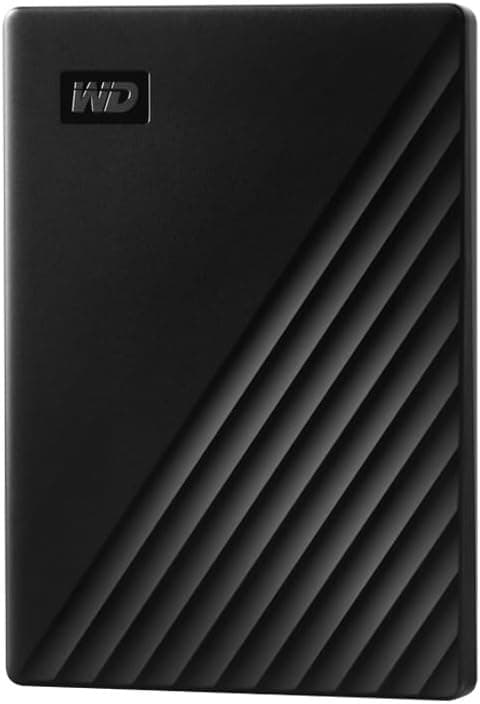 WD 1TB My Passport portable external storage, external hard drive, USB 3.0, portable HDD with software for device management, backup and password protection, works with PC, Xbox &Playstation, Black