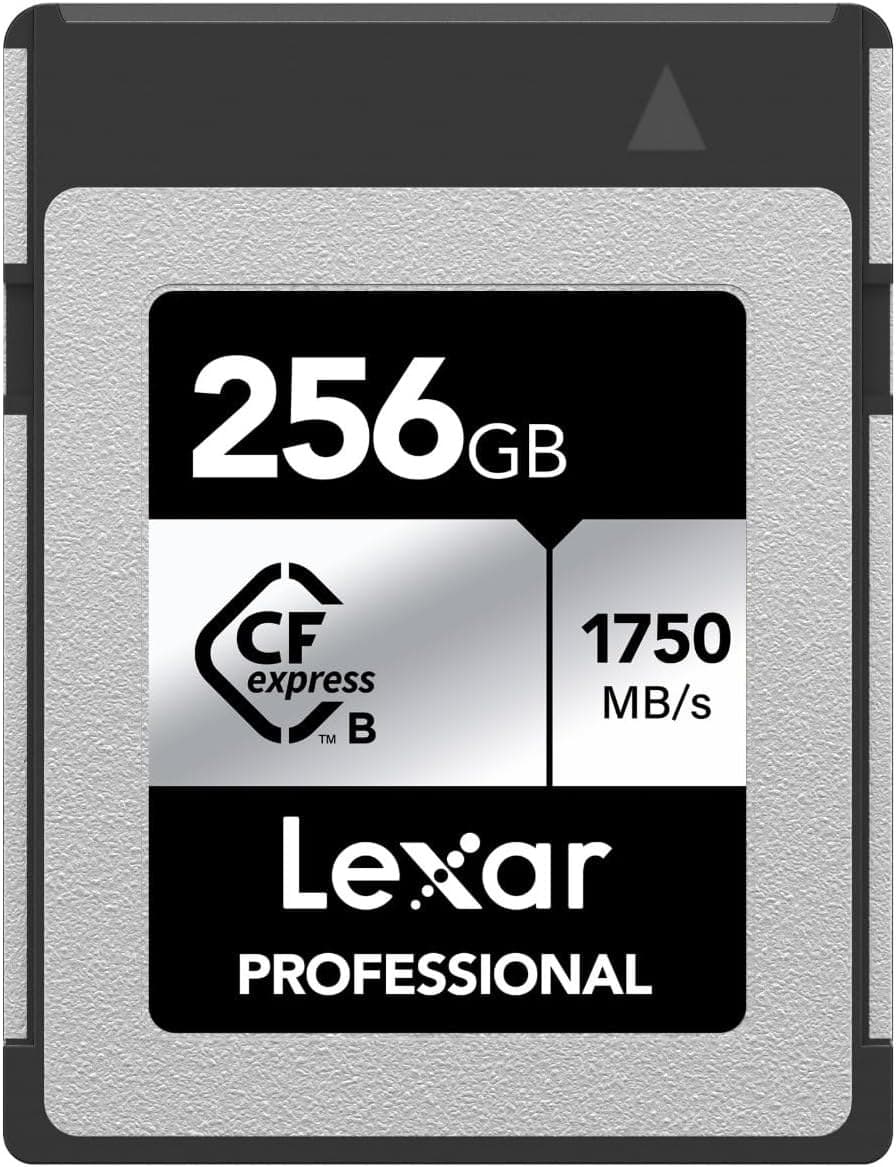 Lexar Professional Silver 256GB CFexpress Type B 1750MBs Read 1300MBs Write