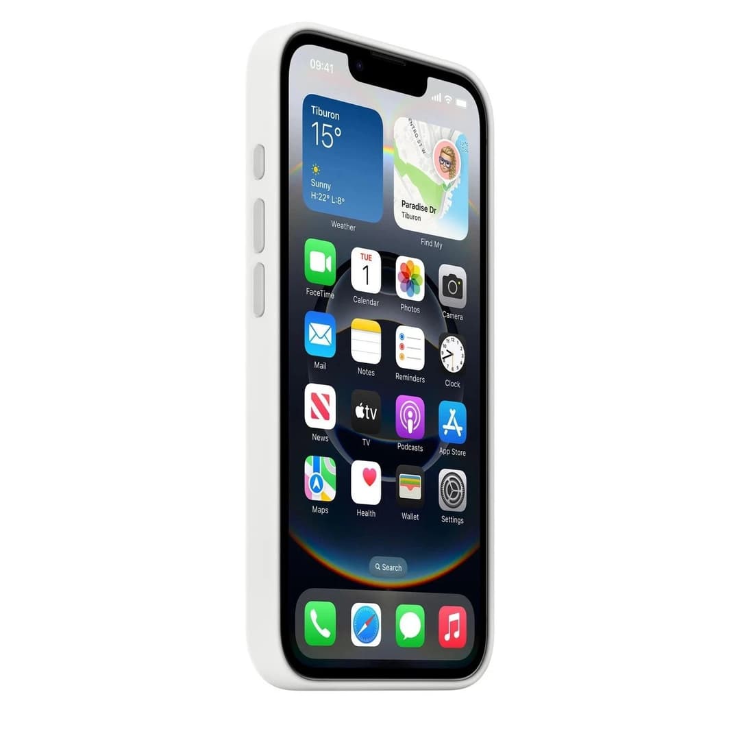 Apple iPhone 16e / 17e Silicone Case - White - Image 2