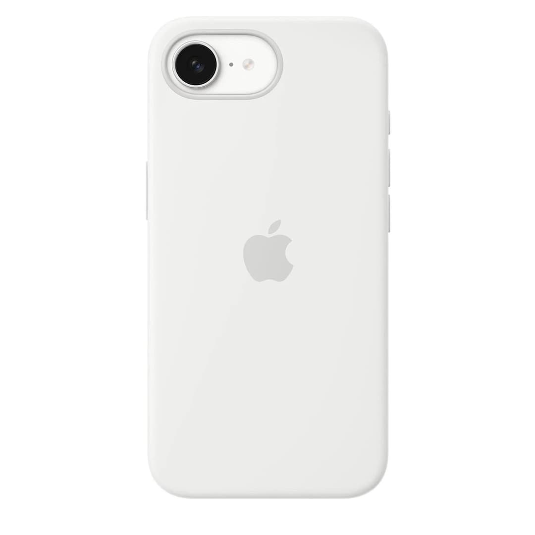 Apple iPhone 16e / 17e Silicone Case - White - Image 1