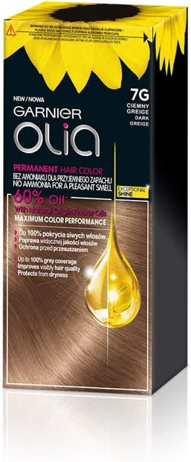 Garnier, Olia hair dye 7 g dark greige