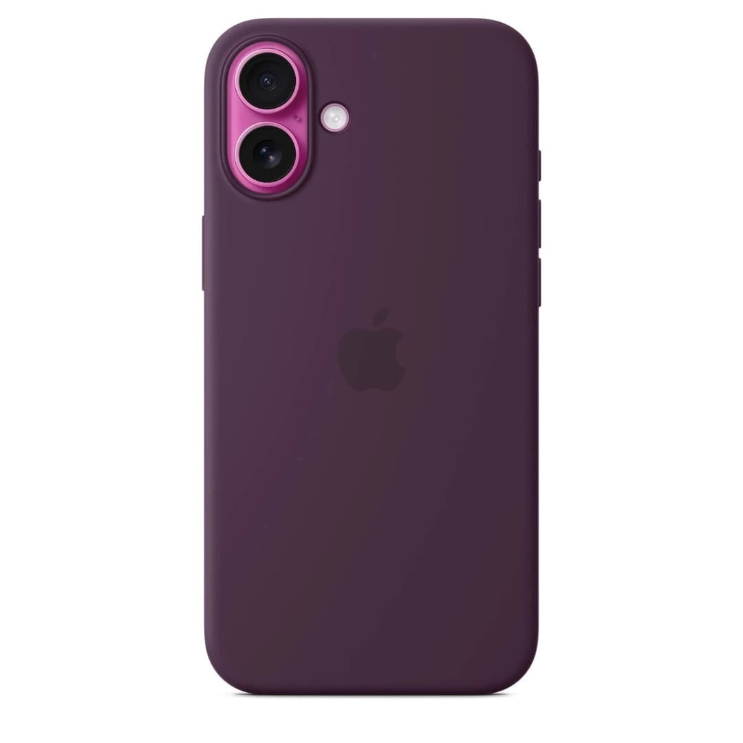 Apple iPhone 16 Plus Silicone Case with MagSafe - Plum - Image 7