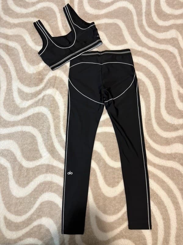 ALO Airbrush High-Waist Heart Throb Legging Alo no 2 Medium - Image 2